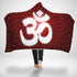 Om Symbol Mandala Hooded Blanket